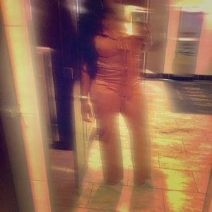 Pink champagne jumpsuit